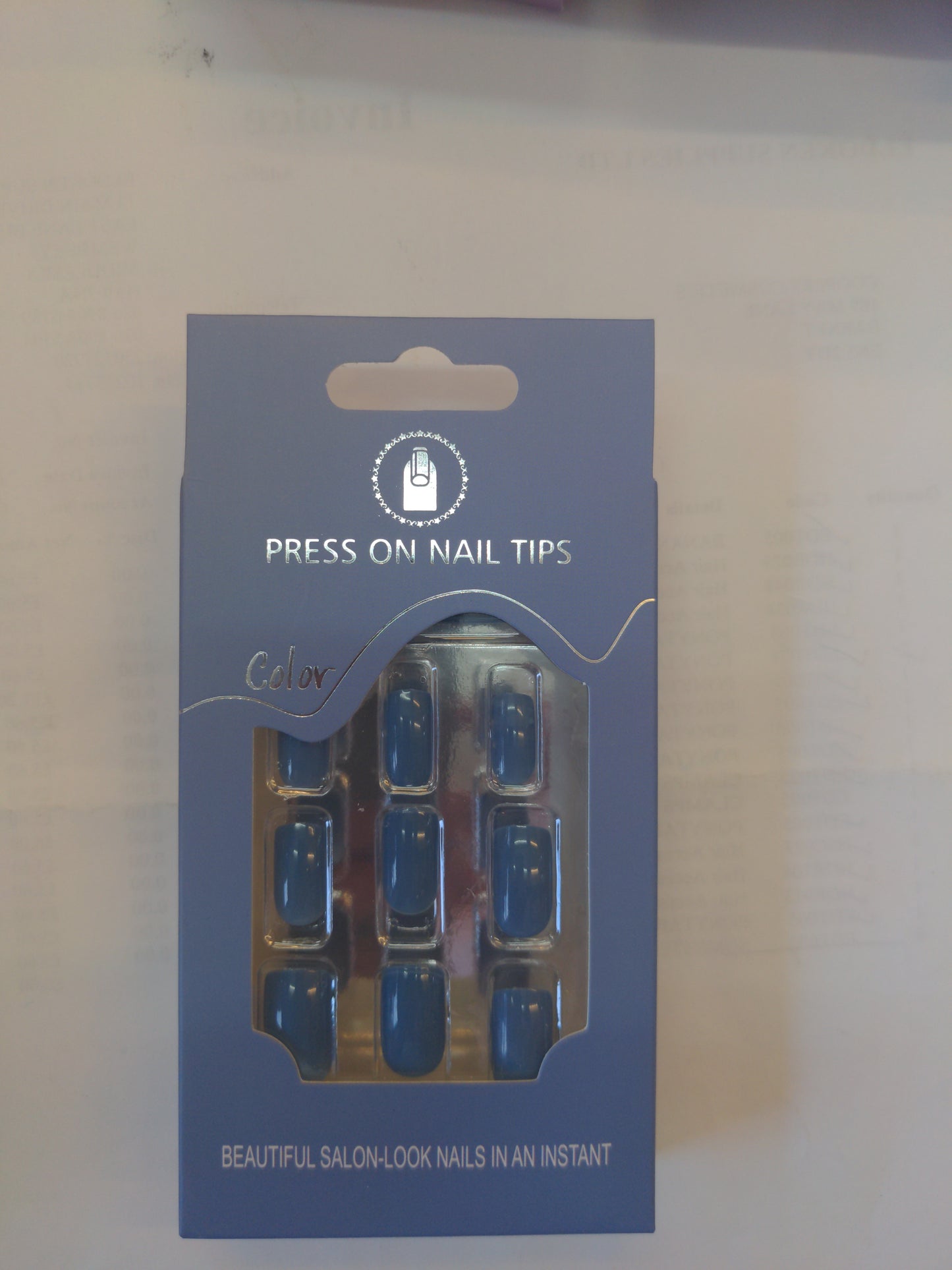 Faux ongles à presser