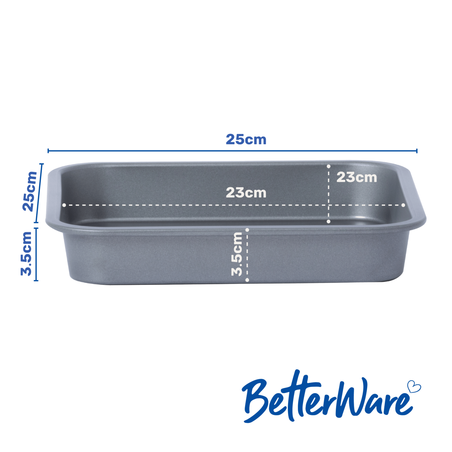 Betterware Essentials 0.29 Square Sandwich 23cm