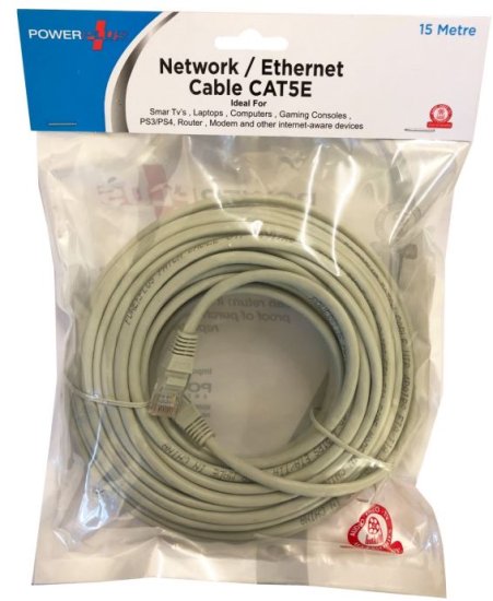 CÂBLE RÉSEAU/ETHERNET CAT5E 15M CAT5e
