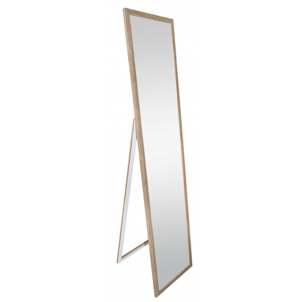 Miroir sur pied 12x59" avec finition bois