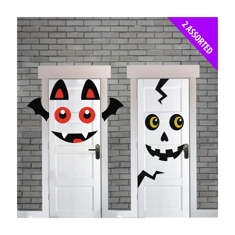 SCREAM MACHINE HALLOWEEN PARTY DOOR DECORATION Assorted Design