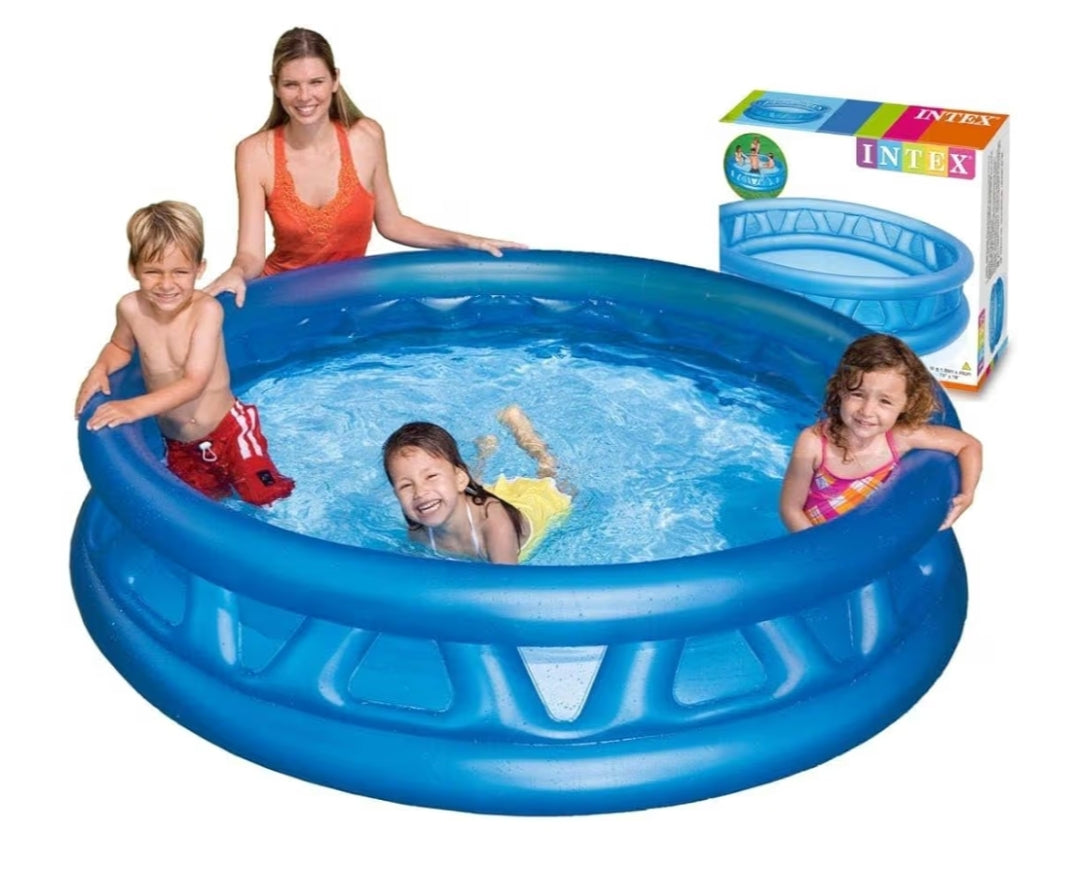 Intex 58431NP Inflatable Swimming Pool with Relief Blue, 188 x 46 cm, 790 Litres