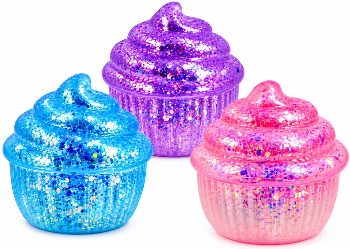 KTL Squishy Glitter Sugar Maltose Cakes Assorted Colours
