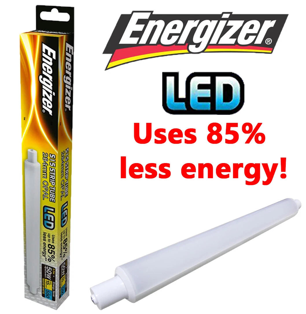 Energizer LED Tube Light 5ft 284mm S15 6w = 50W Lamp Light Bulb 550lm Warm White