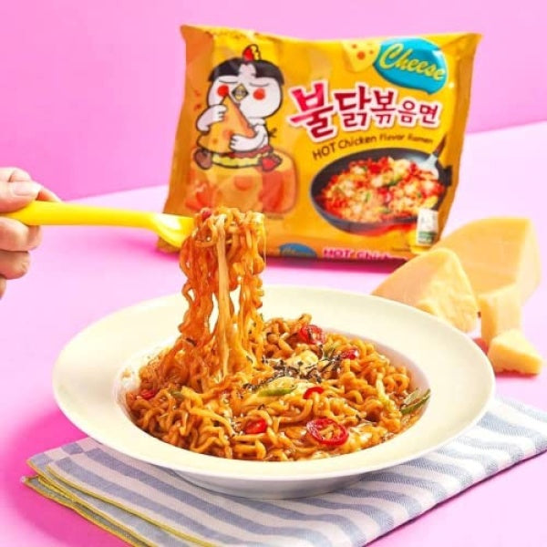 Ramen Samyang Buldak saveur poulet épicé - Fromage 140g