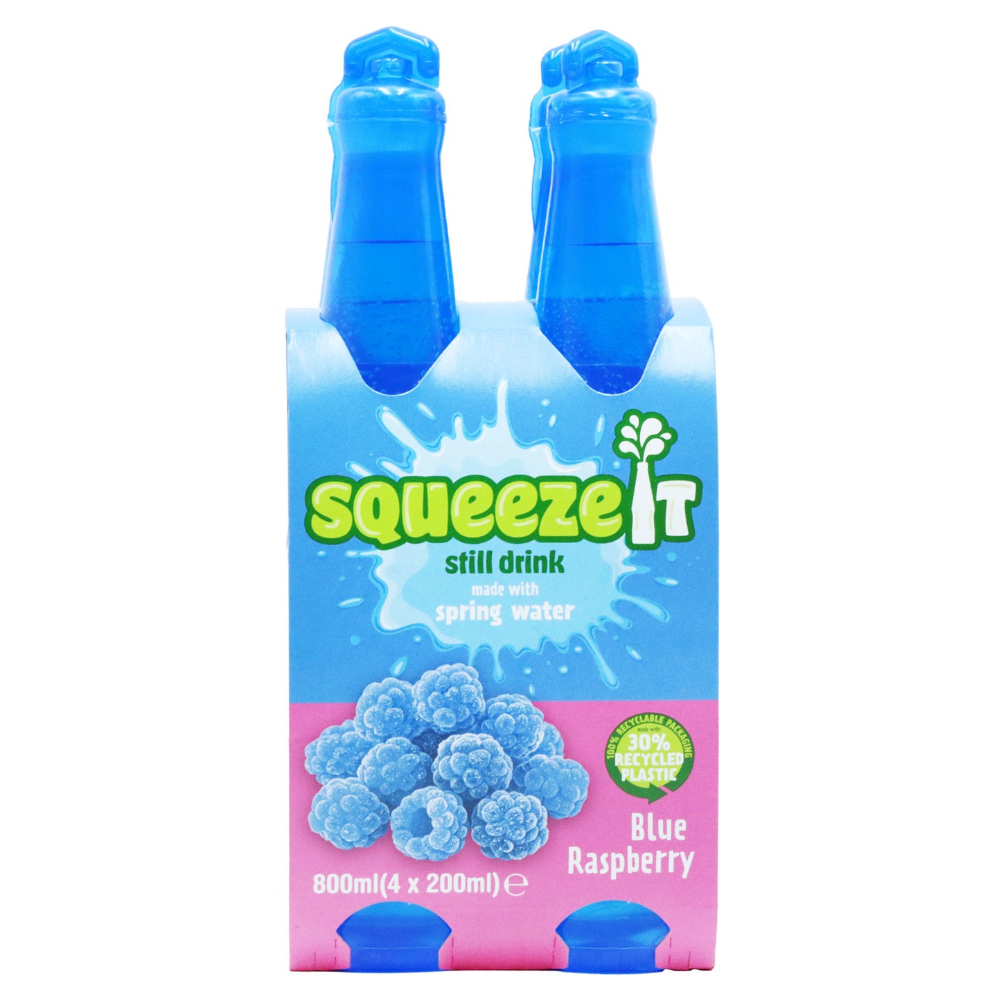 Squeezeit Framboise Bleue 4x200ml