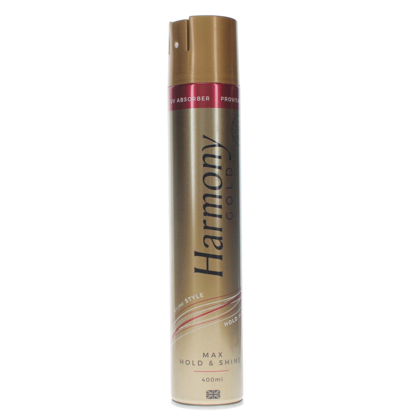 Harmony Laque pour Cheveux GOLD Tenue Maximale & Brillance 400ml