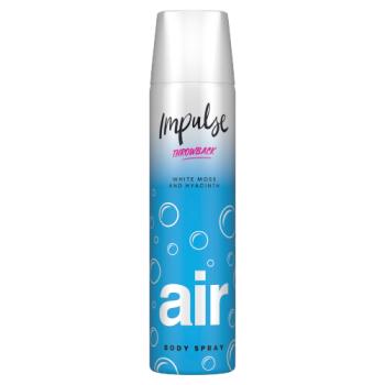 Impulse Oxygen Air Déodorant Corporel Mousse Blanche et Jacinthe 75ml
