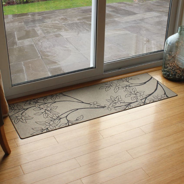 Tapis de couloir d'intérieur JVL Elegance 50x150cm, beige