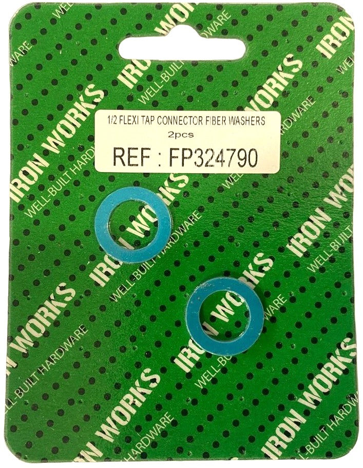 4856 - FP324790 - JOINTS POUR RACCORD FLEXIBLE DE ROBINET 1/2 FIBRE 11 joints (LOT DE 2)