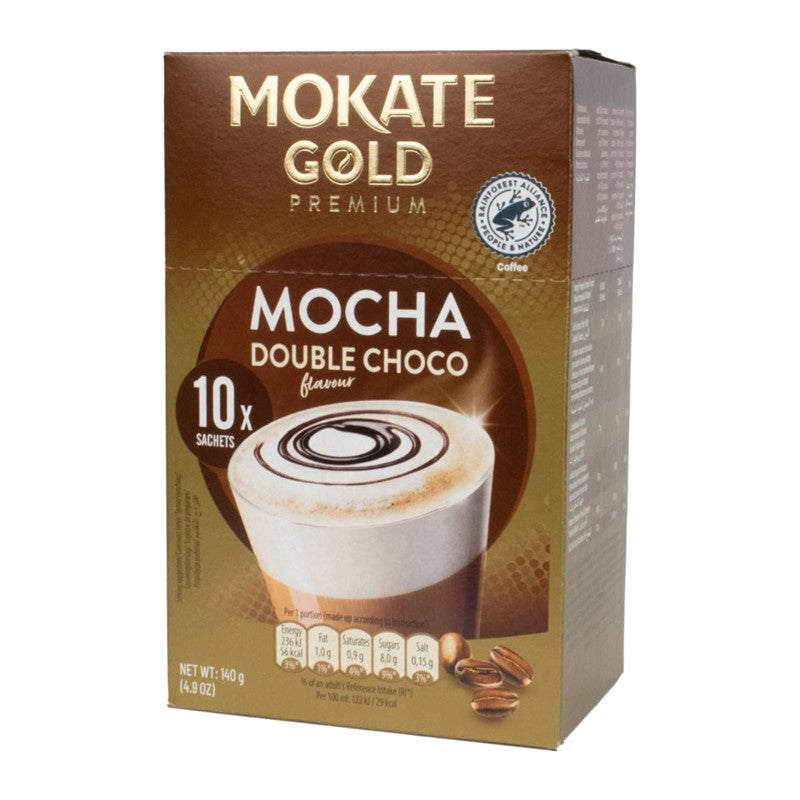 Mokate Gold Premium Double Choc Mocha 10pk 150g