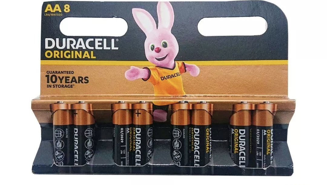 Duracell Original AA Batteries PK of 8