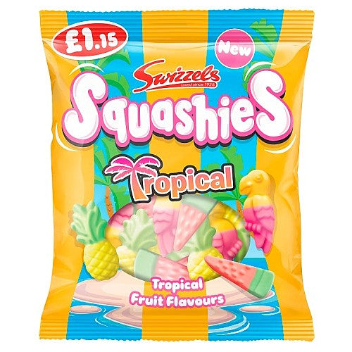 Squashies Tropical Prix marketing 1,15 £ 100g