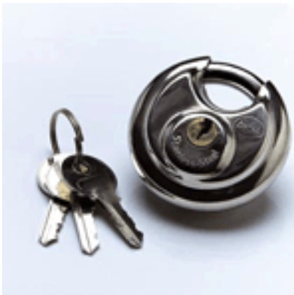 Padlocks, Discus Type, Stainless Steel 60mm (2.1/2")
