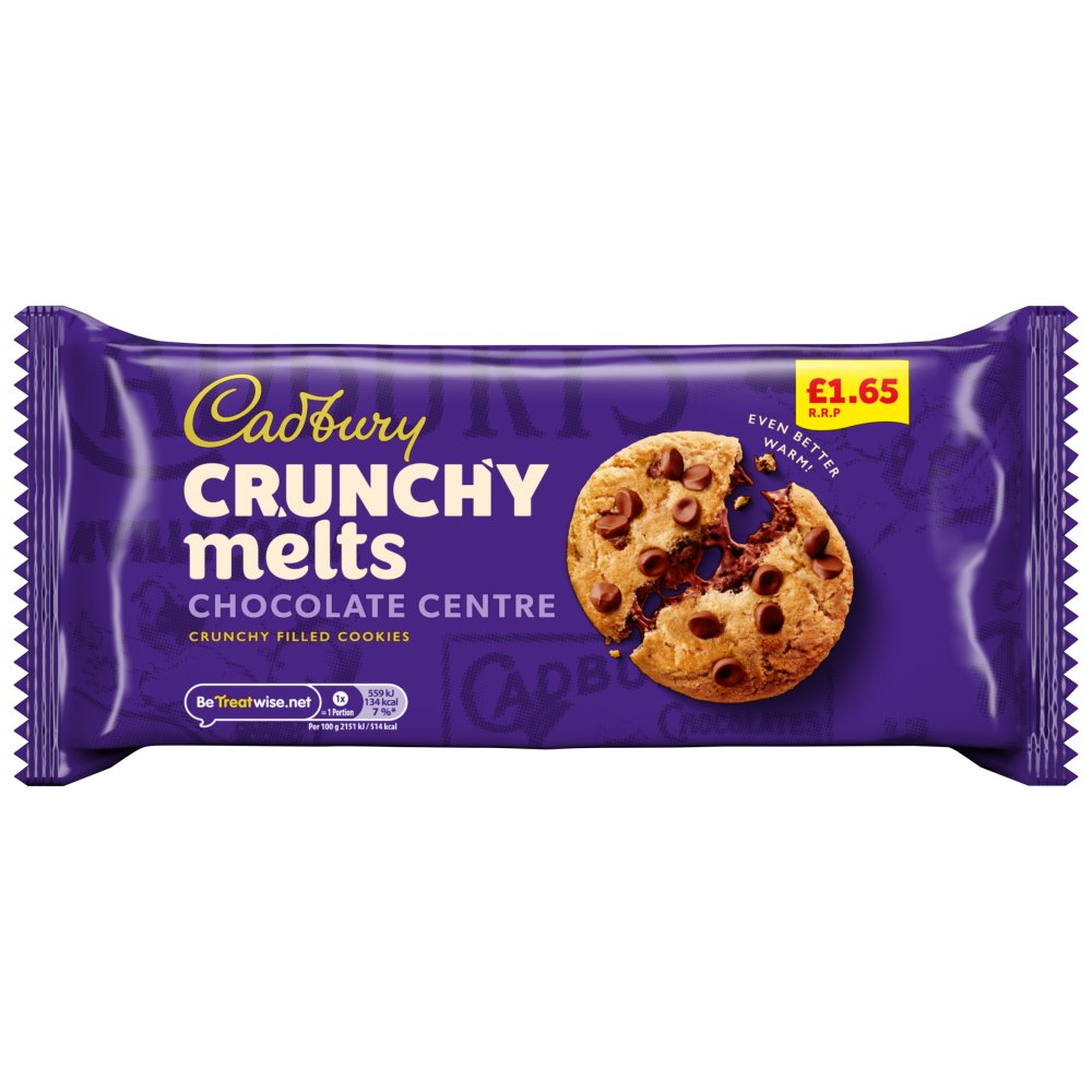 Biscuits Cadbury Crunchy Melts aux pépites de chocolat PMP 1,65 £ 156g