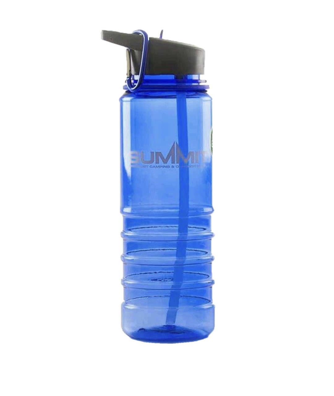 Summit 700ml Water Bottle With Folding Straw & Carabiner