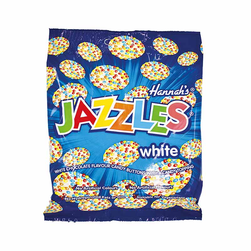 Hannah’s Jazzles White Chocolate 140g