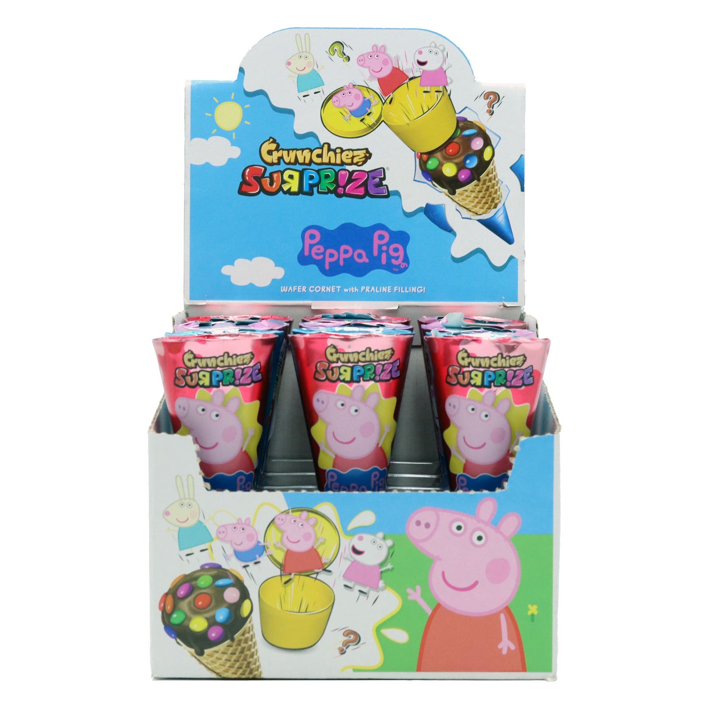 CRUNCHIEZ PEPPA PIG SURPISE CONE 25g