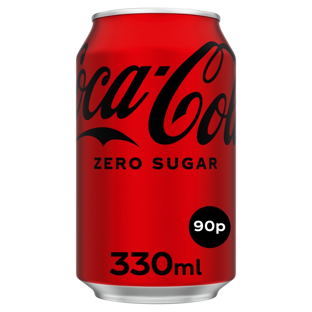 Coca-Cola Zero Sugar PM 90p Can
330ml