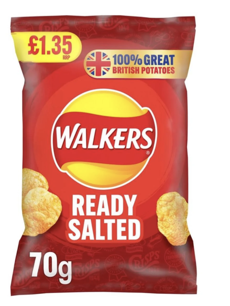 Walkers - Ready Salted Crisps - 70g