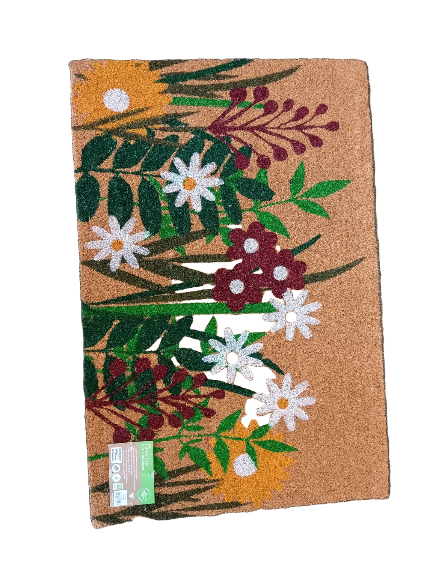 Jvl Latex Coco Écologique - Fleurs 60x90cm