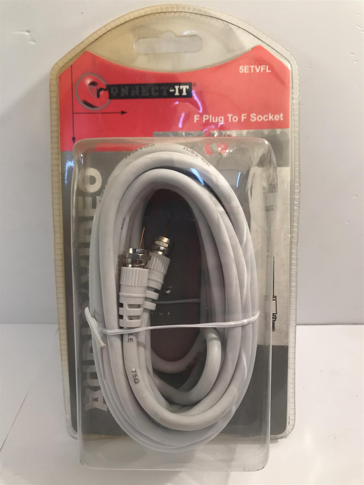 Câble Coaxial TV de Haute Qualité, Mâle vers Femelle, 5M