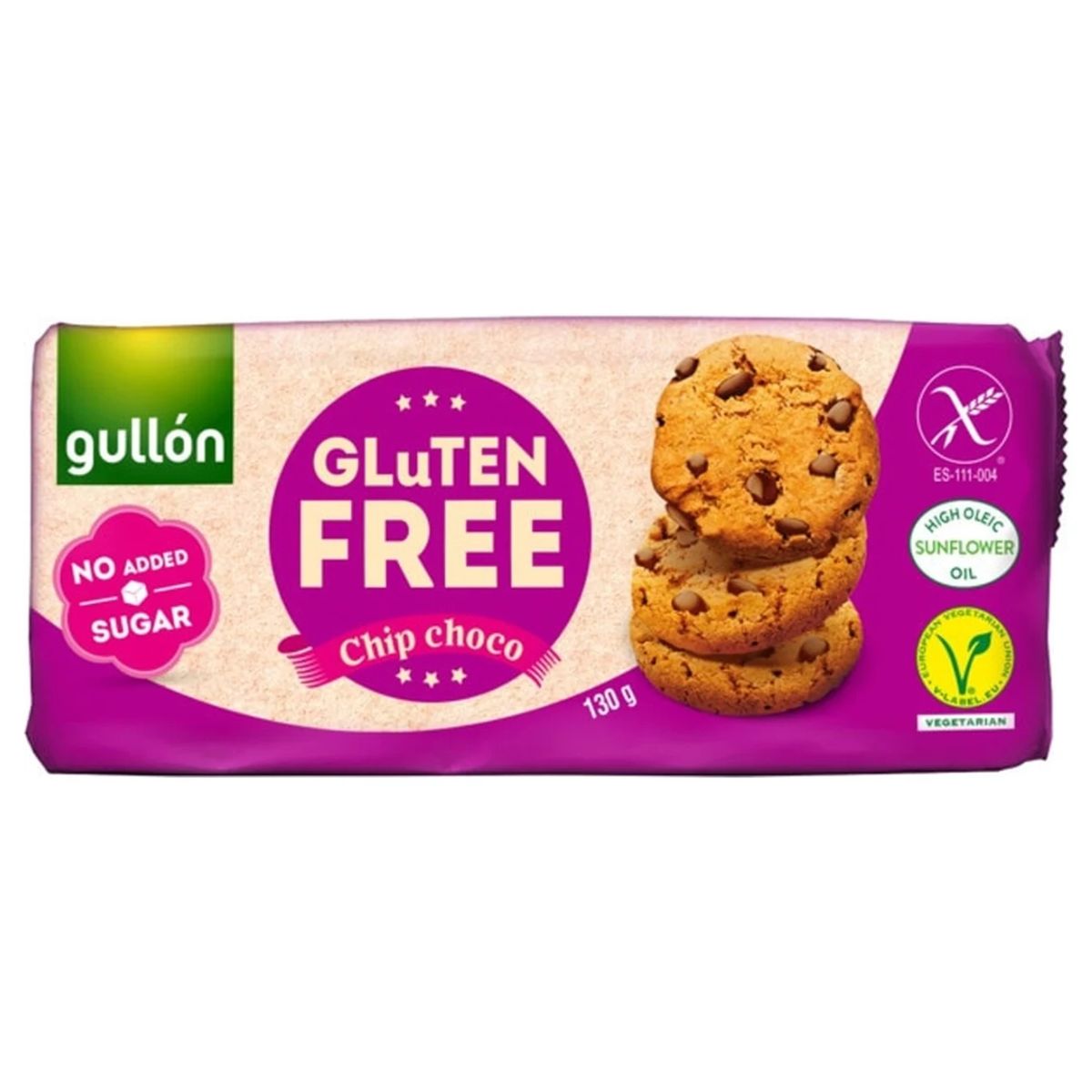 Gullon - Gluten Free Choco Chips Cookies - 130g