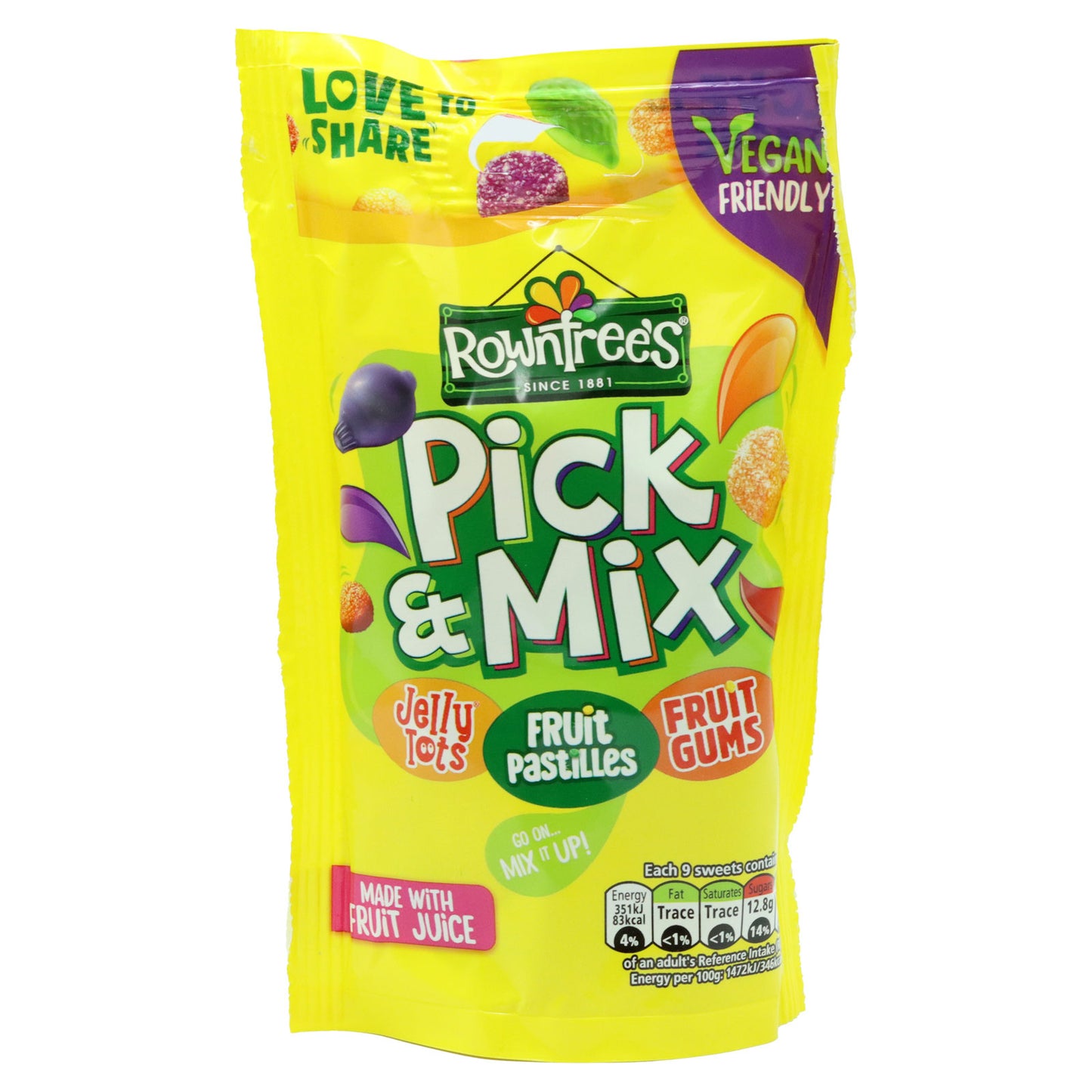Rowntree's Pick & Mix Sweets Sharing Bag 150g