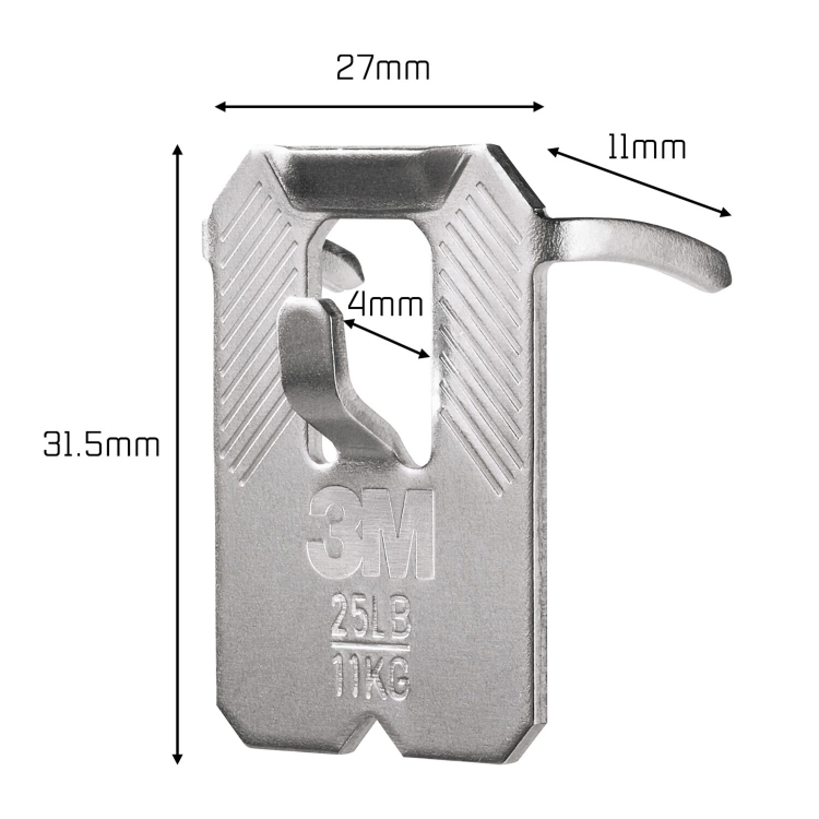 3M CLAW Drywall Picture Hanger 11kg 2pk 3PH11-2UKN