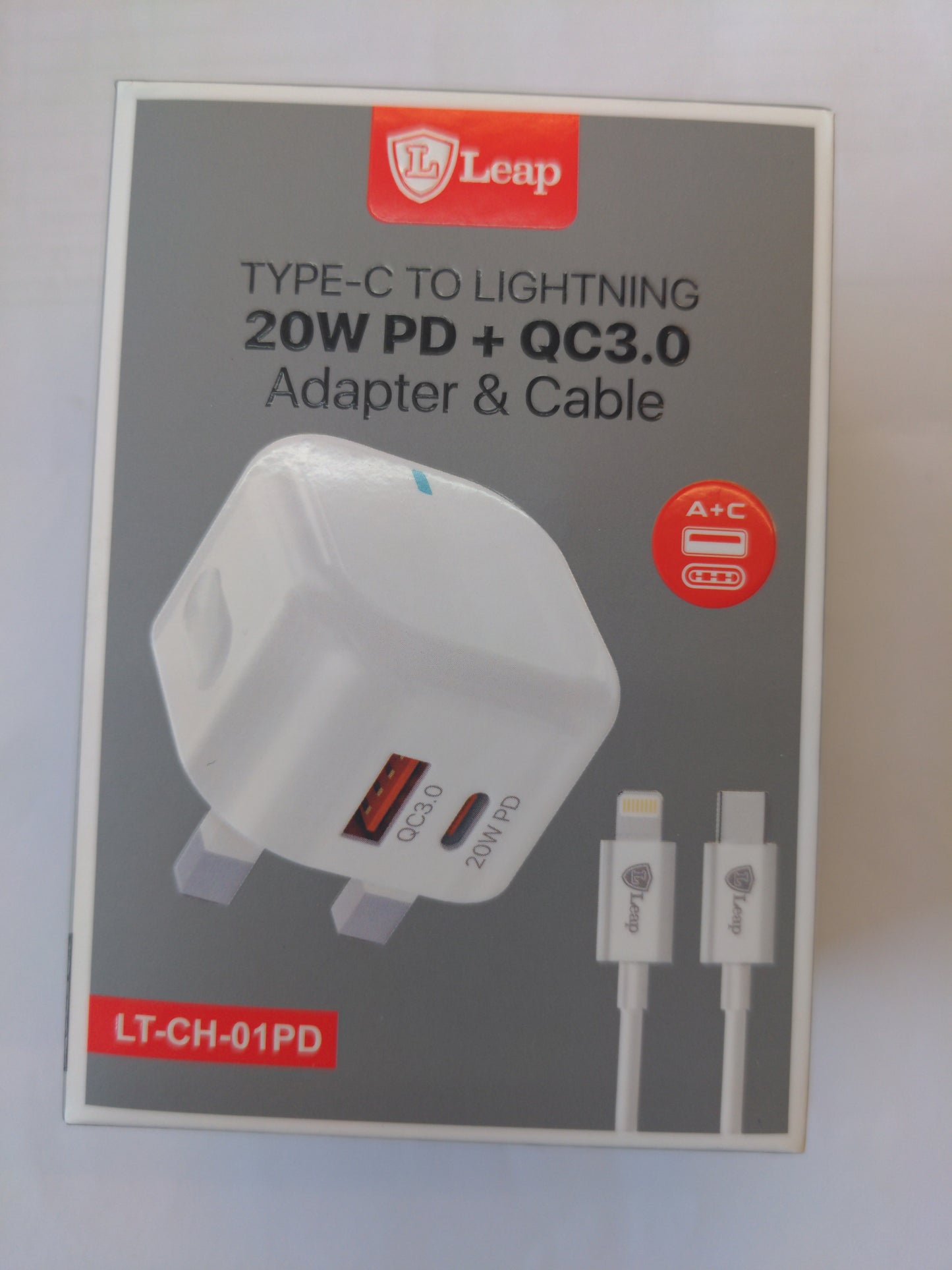 Type C To iPhone 20w + QC3.0 Adapter & Cable