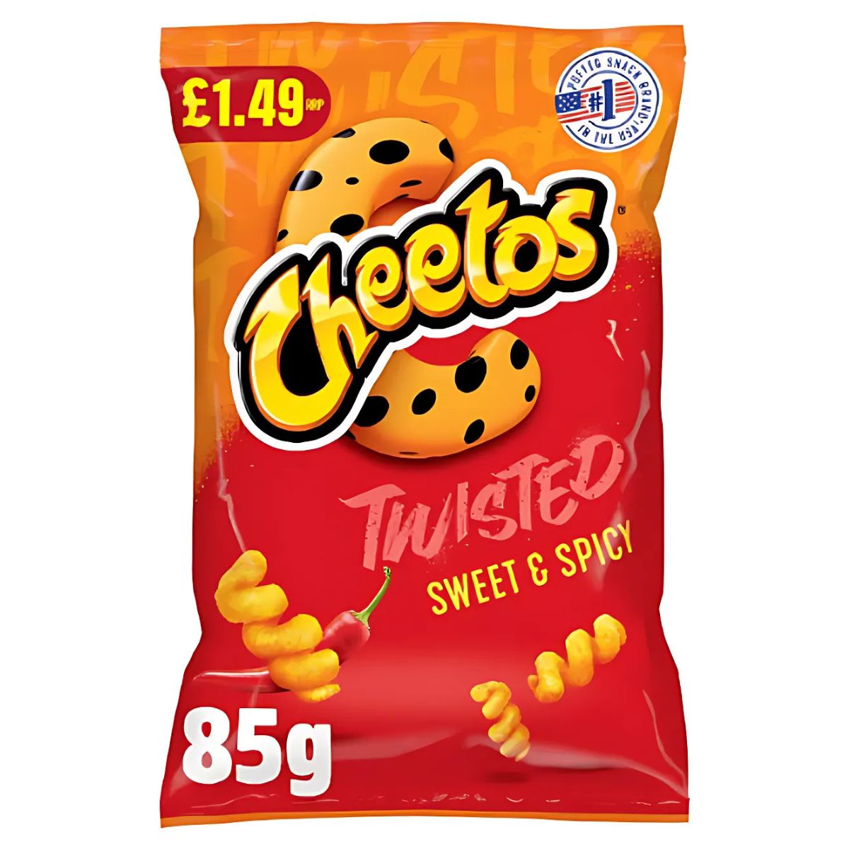 Cheetos - Sweet & Spicy Flavour Corn Puffs - 85g