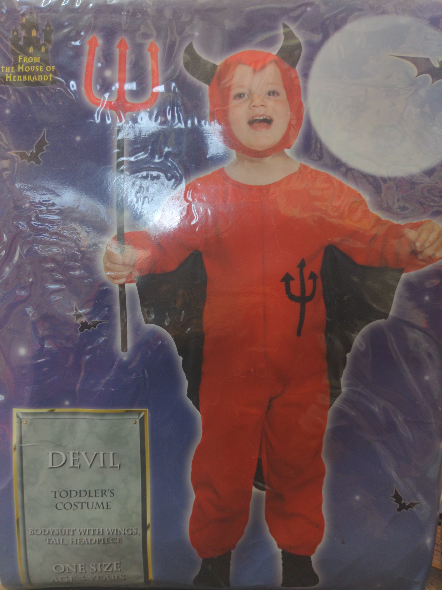 Déguisement Diable Taille Unique 3 ans