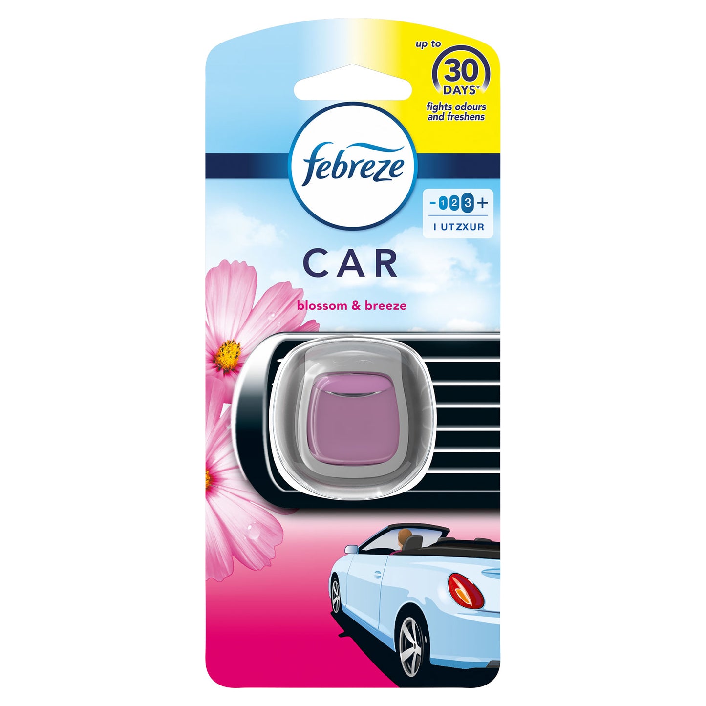 FEBREZE CAR CLIP BLOSSOM AND BREEZE 2ml
