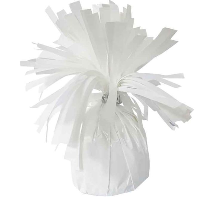 WHITE FOIL BALLOON WEIGHT