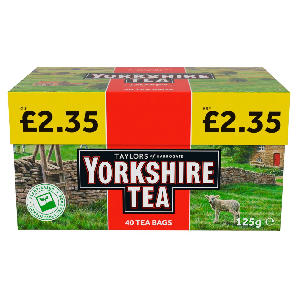 Thé Yorkshire 40 sachets 125g