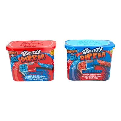 Gels acrés aux fruits Mr Squeezy Dipper - Bâtonnet gommeux pétillant