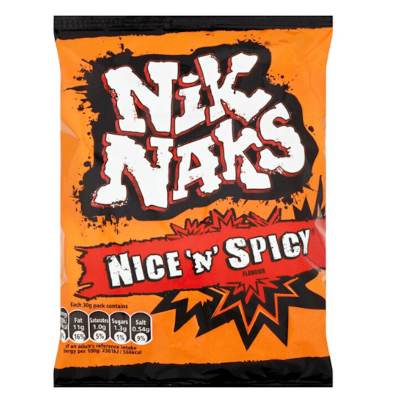 Nik Naks Nice 'N' Spicy Crisps 75g,
