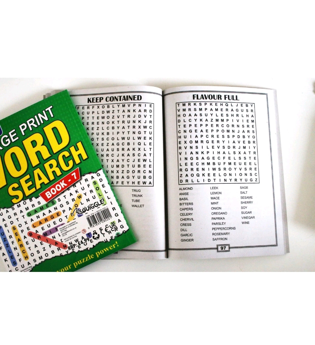 A4 Mega Large Print Word Search Puzzle Book Books 244 Puzzles Books 7 & 8 Each Book £1.29