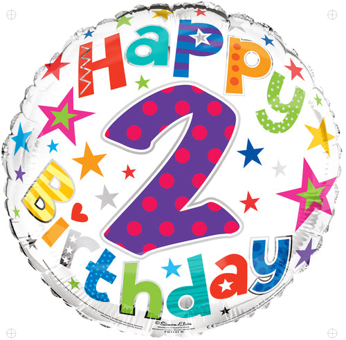 SIMON ELVIN AGE 2 UNISEX BALLOON