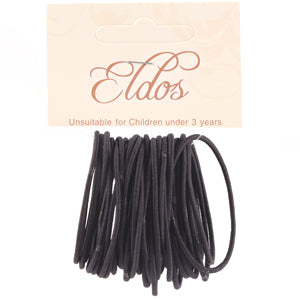 Élastiques à Cheveux, Élastiques à Cheveux de 2 mm pour Queue de Cheval (Noir)