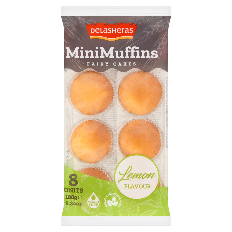 Delasheras 8 petits gâteaux saveur citron 180g