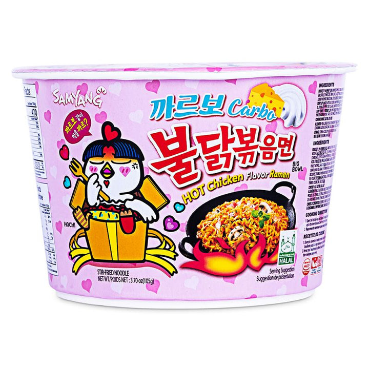 SamYang Buldak Hot Chicken Carbonara Ramen Grand Bol (105g)