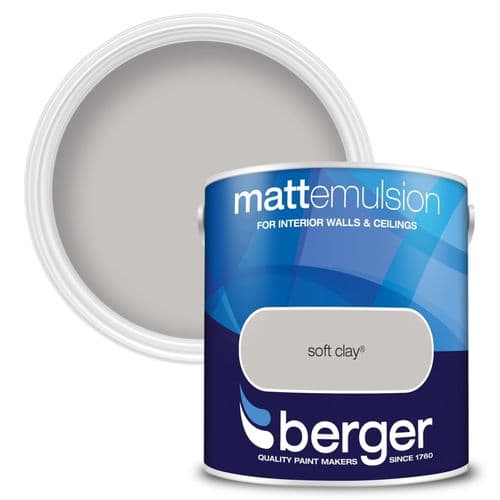 Berger Matt Emulsion 2.5L - Argile Douce
