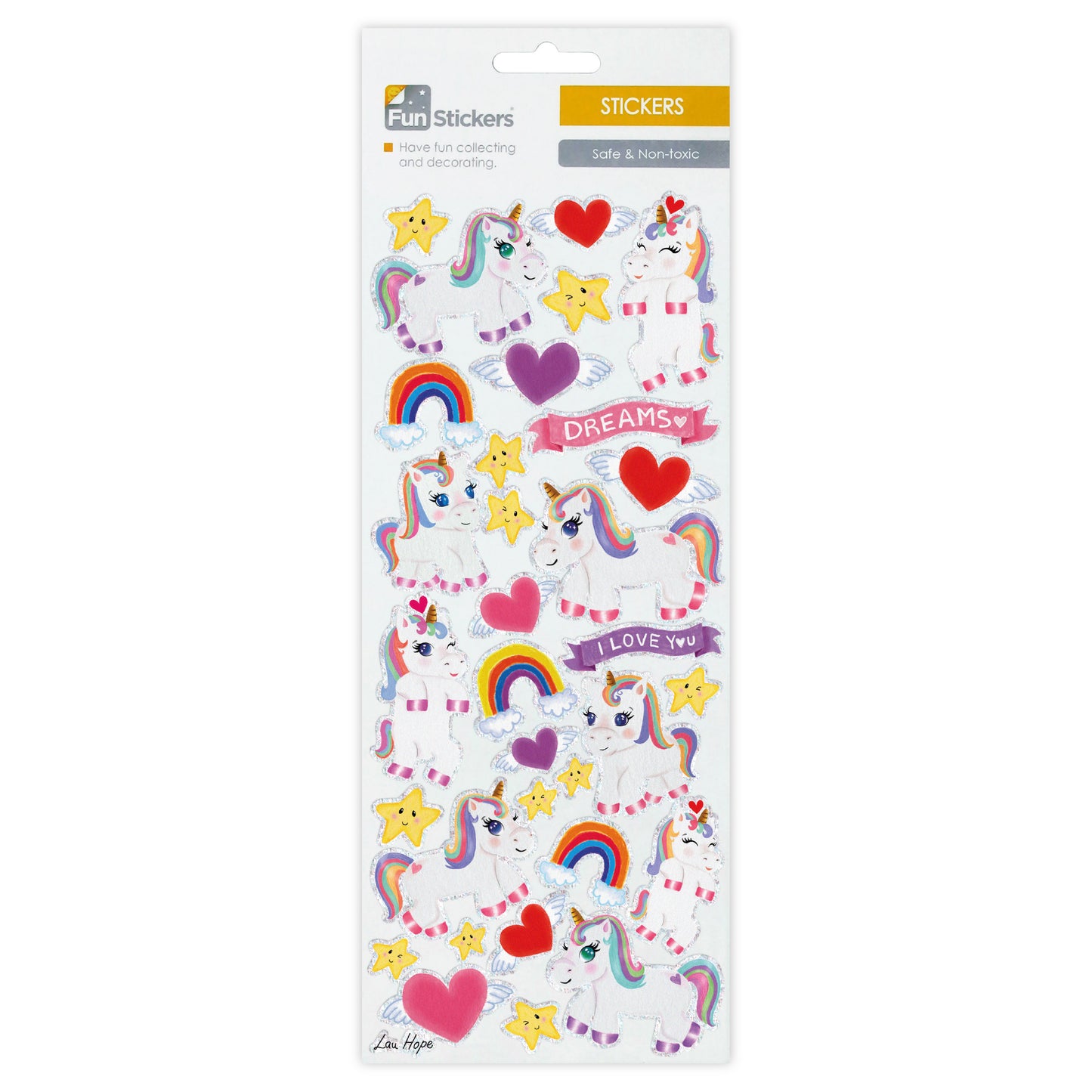 Fun stickers 2406 Cute Unicorns