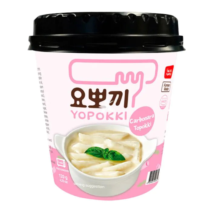 Young Poong Yopokki Instant Cup Topokki - Carbonara Flavour 120g