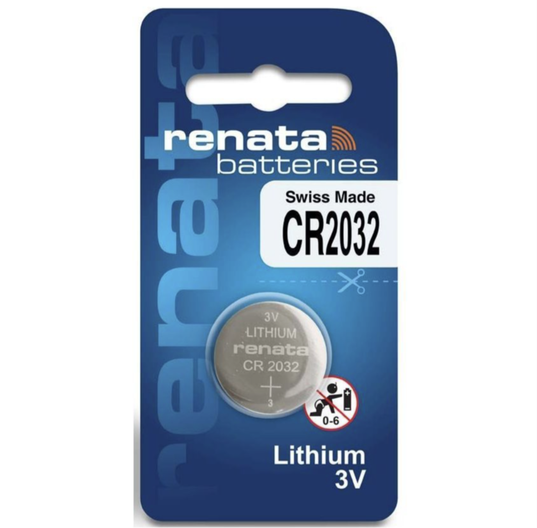 Renata CR2032 Lithium Battery 3V Single Pack