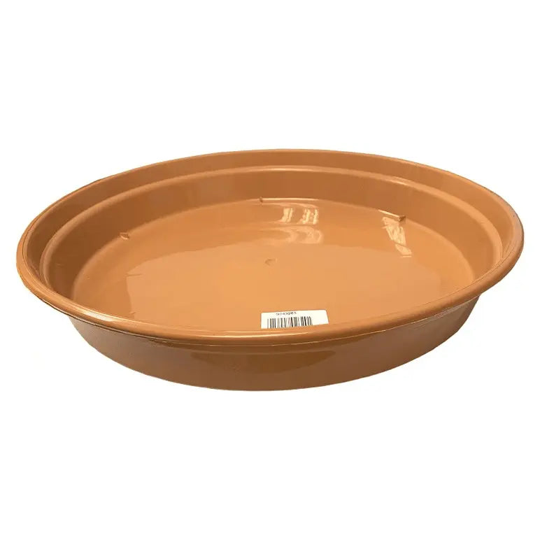 WHITEFURZE TERRACOTTA PLASTIC GARDEN PLANT POT SAUCER 31CM POT