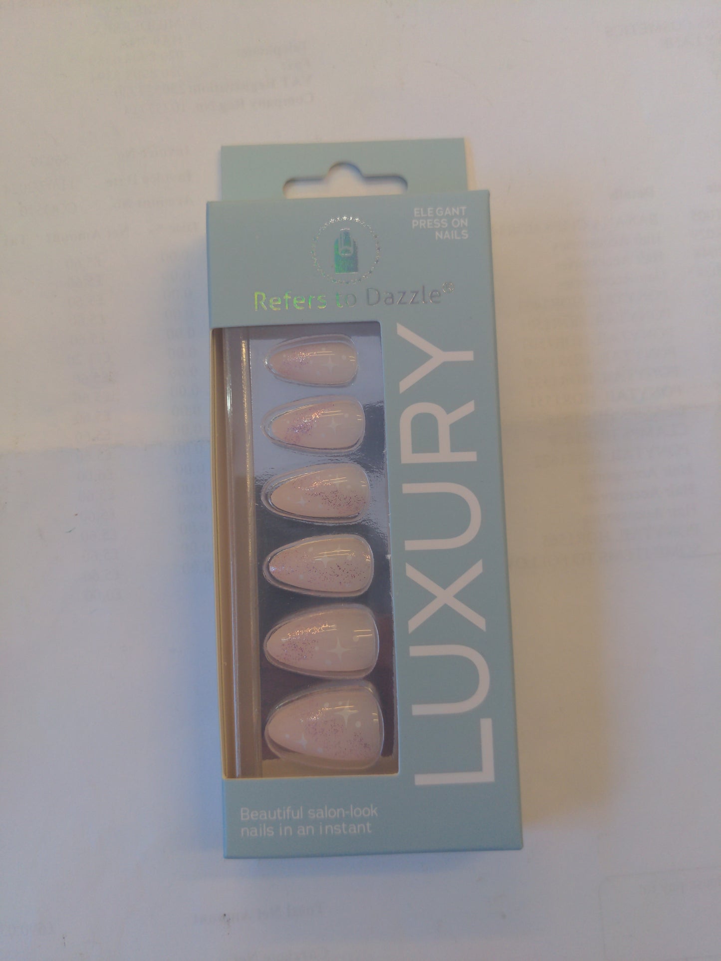 Faux ongles à presser