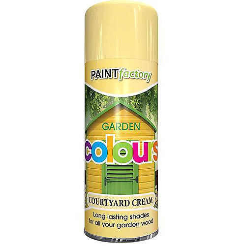 Courtyard Cream Paint 400ml (Spray)