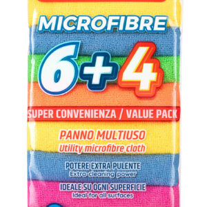 Lot économique Tonkita 6+4 chiffons microfibres (6)